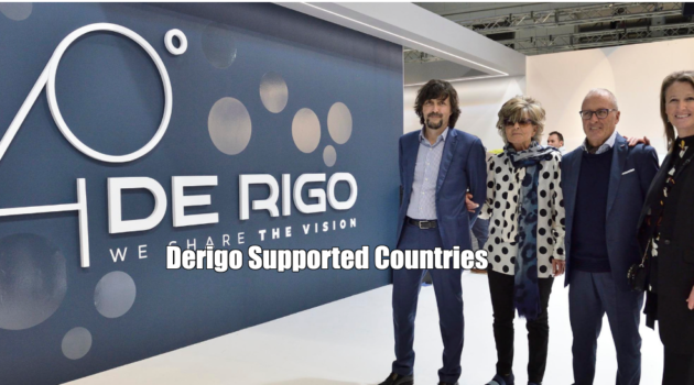 Derigo Supported Countries