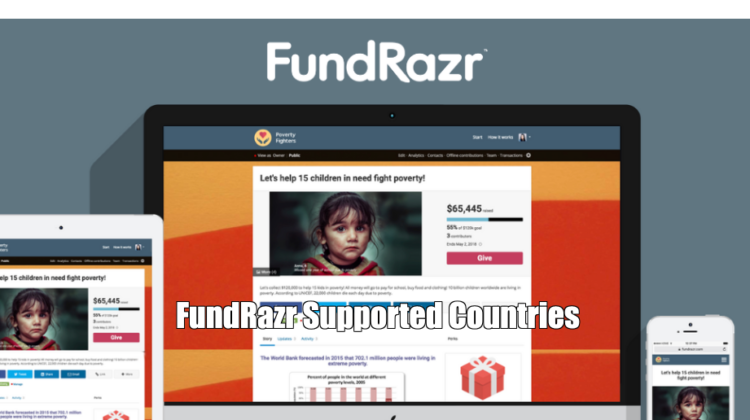FundRazr Supported Countries