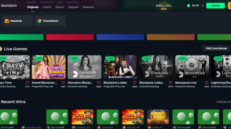 Gamdom Supported Countries