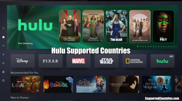 Hulu Supported Countries