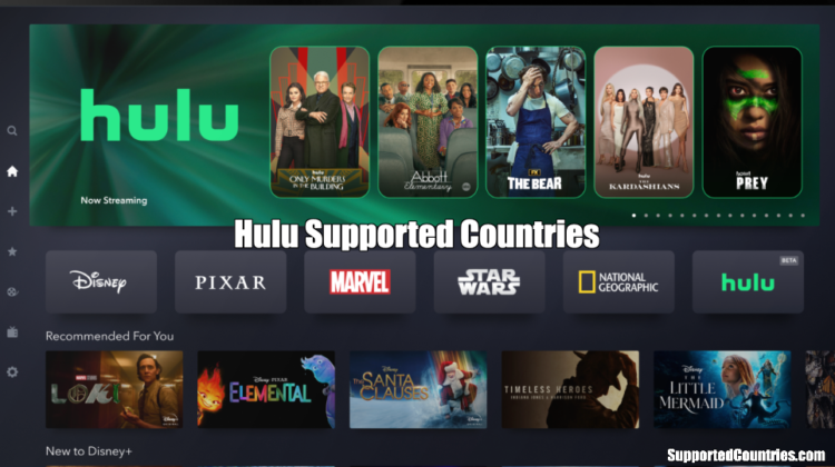 Hulu Supported Countries