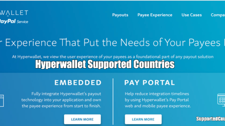 Hyperwallet Supported Countries
