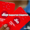 Jio SIM Supported Countries