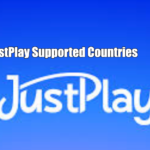 JustPlay Supported Countries